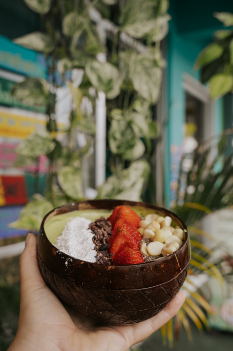 devour a smoothie bowl in La Fortuna Costa Rica Arenal attractions